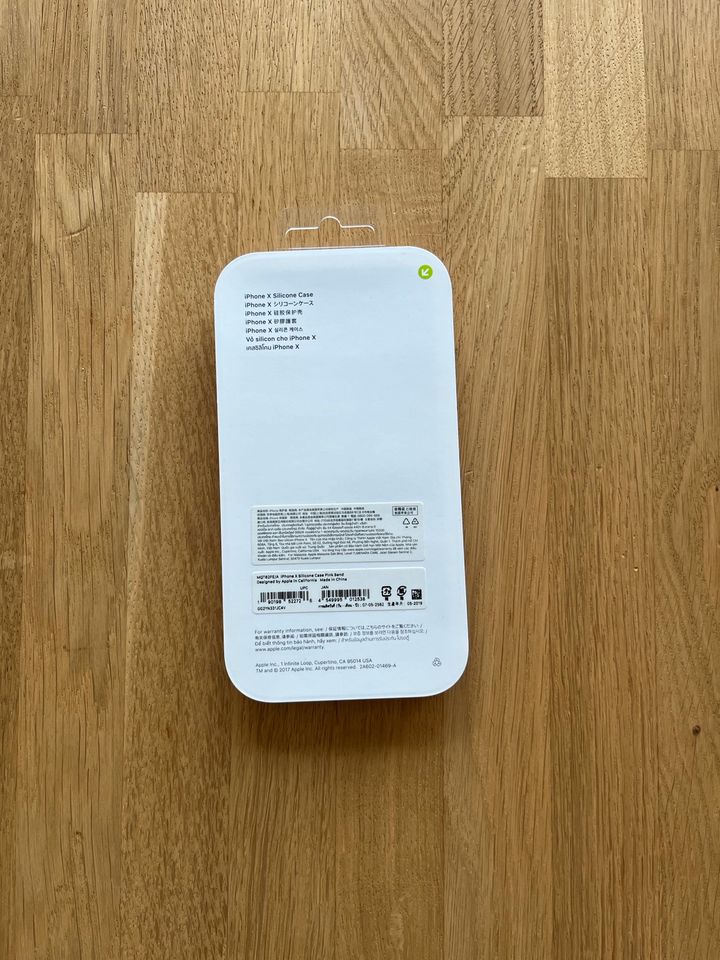 Apple iPhone X Silicone Case Pink Sand *neu* (Handyhülle) in Wiesbaden