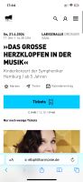 Tickets Kinderkonzert Laeizshalle 21.4. 14.30 tolle Plätze Eimsbüttel - Hamburg Lokstedt Vorschau