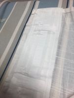 4  x Vorhangschal beige -weiß mit Bsnd Bayern - Pullach Vorschau