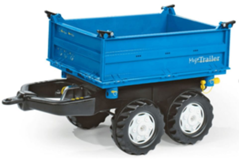 Rolly Toys Mega Trailer New Holland blau in Niebüll