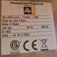 FRANCIS FRANCIS FOR ILLY Nostalgische Illy Espresso Maschine. Hessen - Hattersheim am Main Vorschau