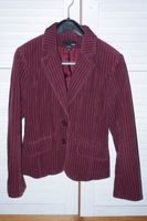 Bordeaux weinroter dunkelroter Blazer, Feincord, Gr. 36 Nordrhein-Westfalen - Haan Vorschau