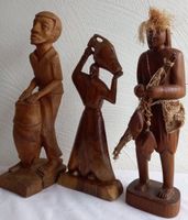 3 Holzfiguren Afrika Hartholz afrikanische Kunst Skulpturen selte Nordrhein-Westfalen - Reichshof Vorschau