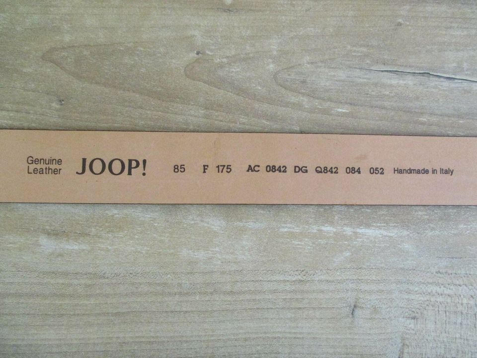 Joop! Gürtel Leder Krokoprägung Pelz Perlen ! sehr selten ! neu ! in Isny im Allgäu