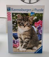 1000 Teile Puzzle Ravensburger Kätzchen im Garten Sammlung Baden-Württemberg - Ellhofen Vorschau