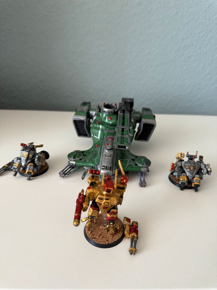 Warhammer 40k - Tau Hammerhead und 3x Krisis Kampfanzüge in Duisburg