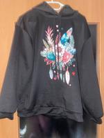 hoodie kapuzen pullover schwarz floral M Sachsen - Chemnitz Vorschau
