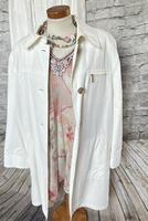 Gil Bret leichter Mantel Jacke  Gr. 40 / M weiß  / gold Nordrhein-Westfalen - Haltern am See Vorschau