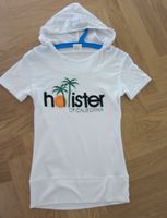 weißes Hollister Shirt mit Palmen und Kapuze Gr. S Kapuzenshirt Hessen - Mörfelden-Walldorf Vorschau