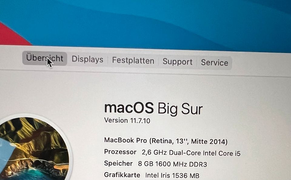 MacBook Pro (Retina, 13", Mitte 2014) in Frankfurt am Main