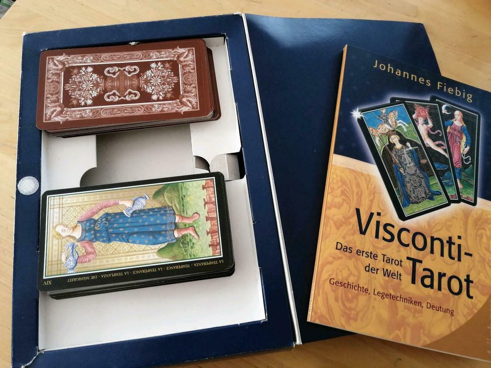Tarotkarten Visconti&Orakel zur Mediation 2Sets Paket o. einzeln in Neuendettelsau
