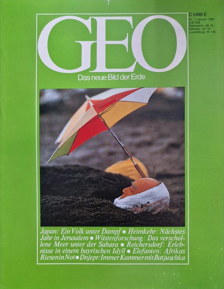 Magazin GEO komplettes Jahr 1980 /Hefte  / Bücher in Berlin