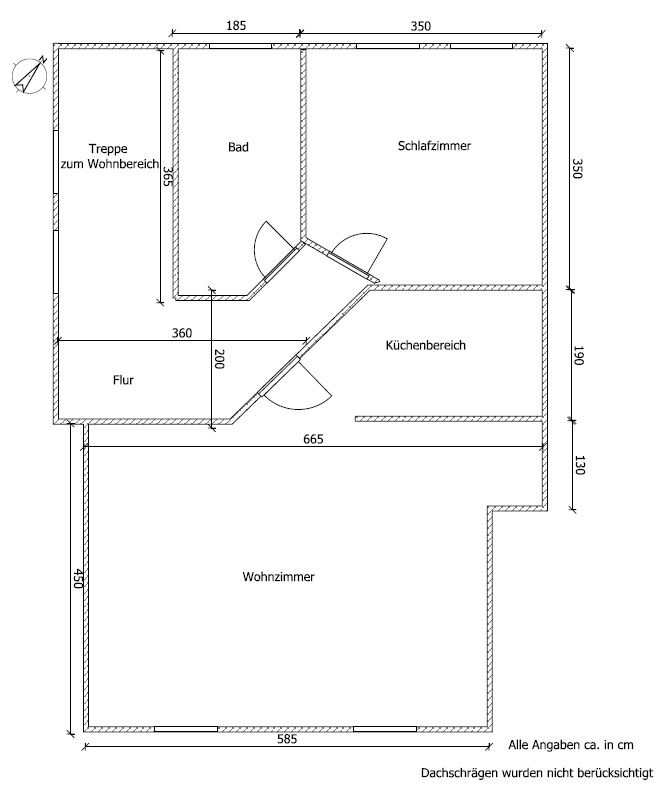 2 Zimmer Dachgeschoss Wohnung in Penig in Penig
