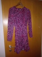 Kleid Only 164 langarm Mädchen pink schwarz gemustert Niedersachsen - Werlte  Vorschau