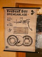 Origiginal DDR Lehrkarte Trabant Bemsanlage Berufsschule Sachsen-Anhalt - Merseburg Vorschau