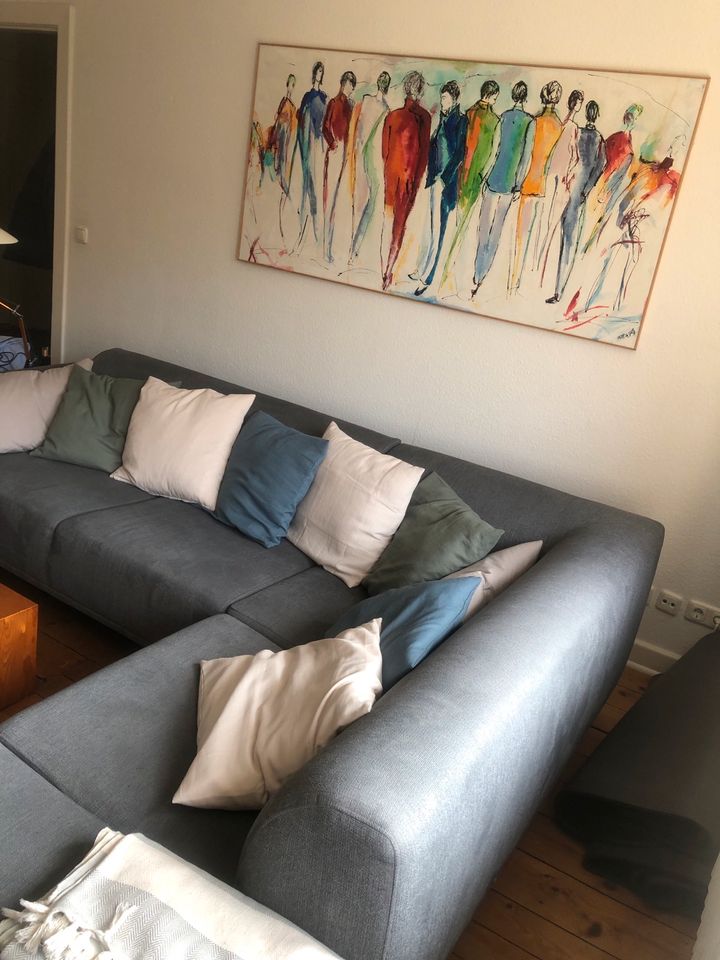 Sofa Designer Bolia Hannah 7-Sitzer mit beistellhocker in Hamburg