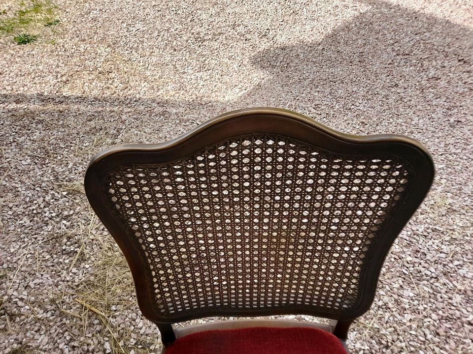 Chippendale Tisch und 4 Stühle Lübke vintage Esstisch in Nohfelden