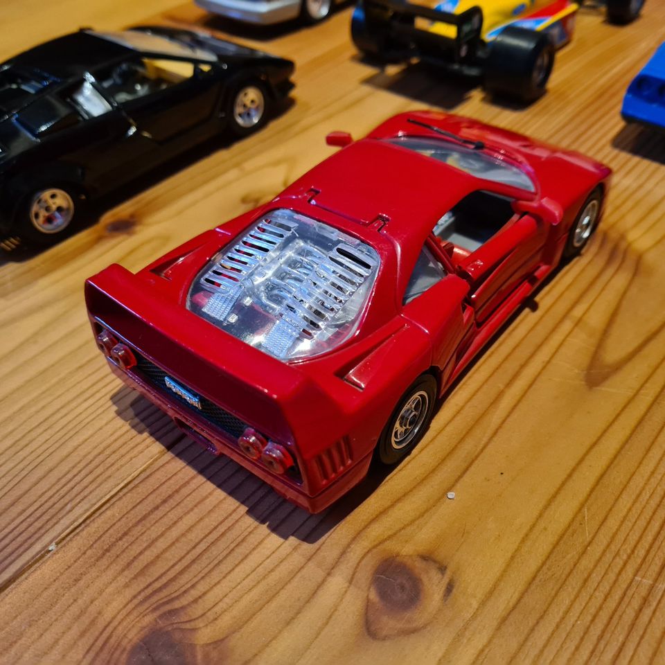 1:24 Modellauto Sammlung - Ferrari, Lamborghini, BMW, Corvette in Hockenheim