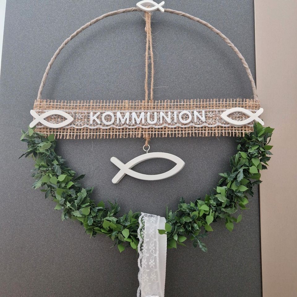 ❣️ Deko Kommunion Konfirmation Taufe Türkranz Dekoration in Werne