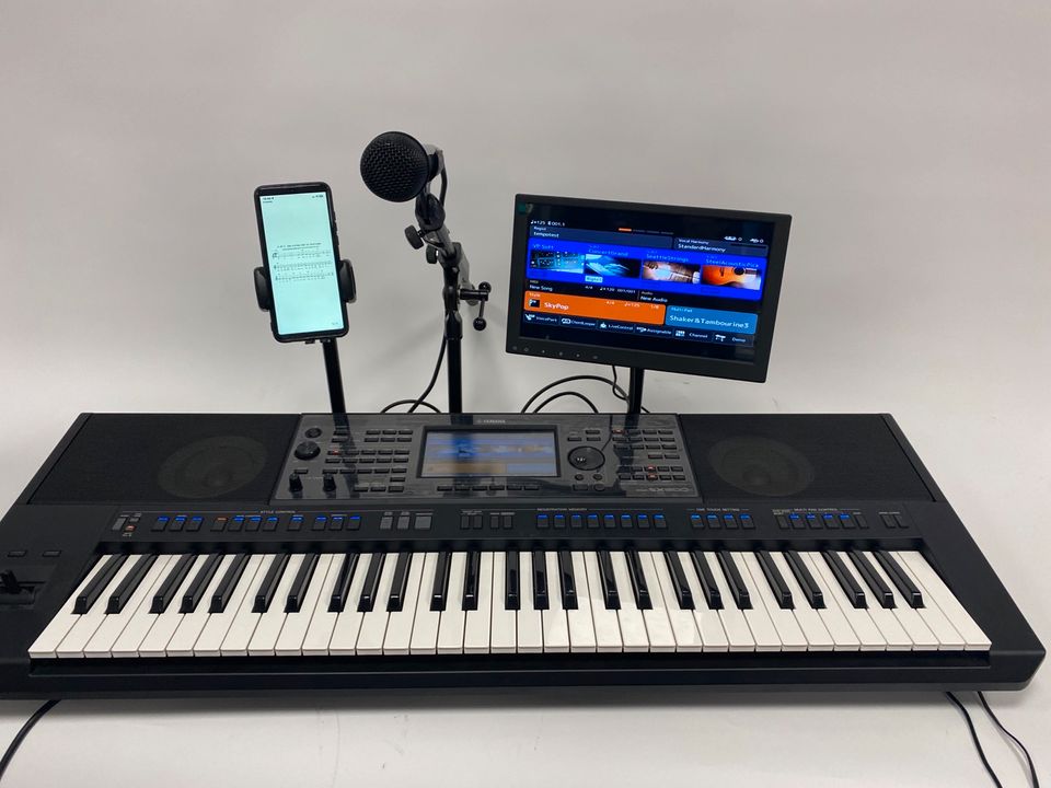 Halter für Yamaha psr sx900 /700 Keyboard Tablet monitor Mikro in Pforzheim