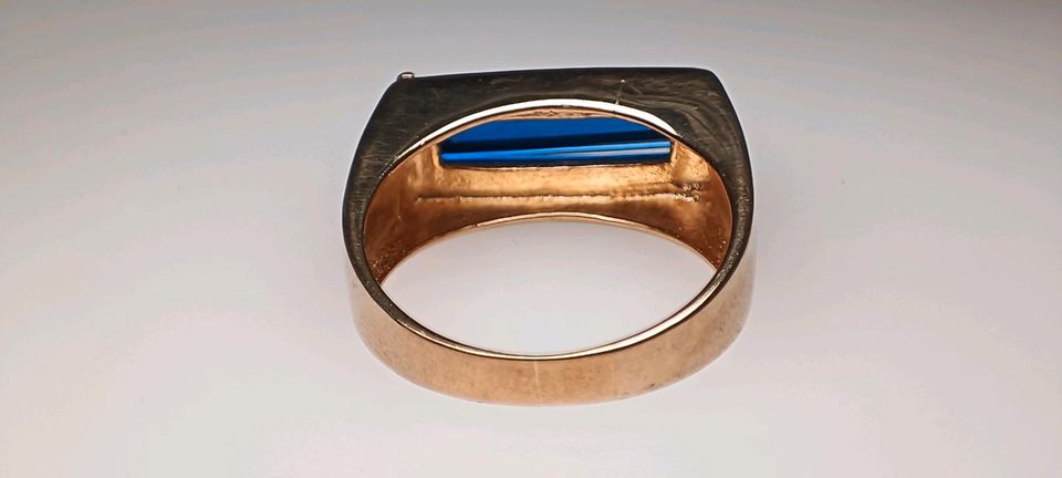 Blauer Saphir Ring 333 Gold 8 k 56 in Reinstorf