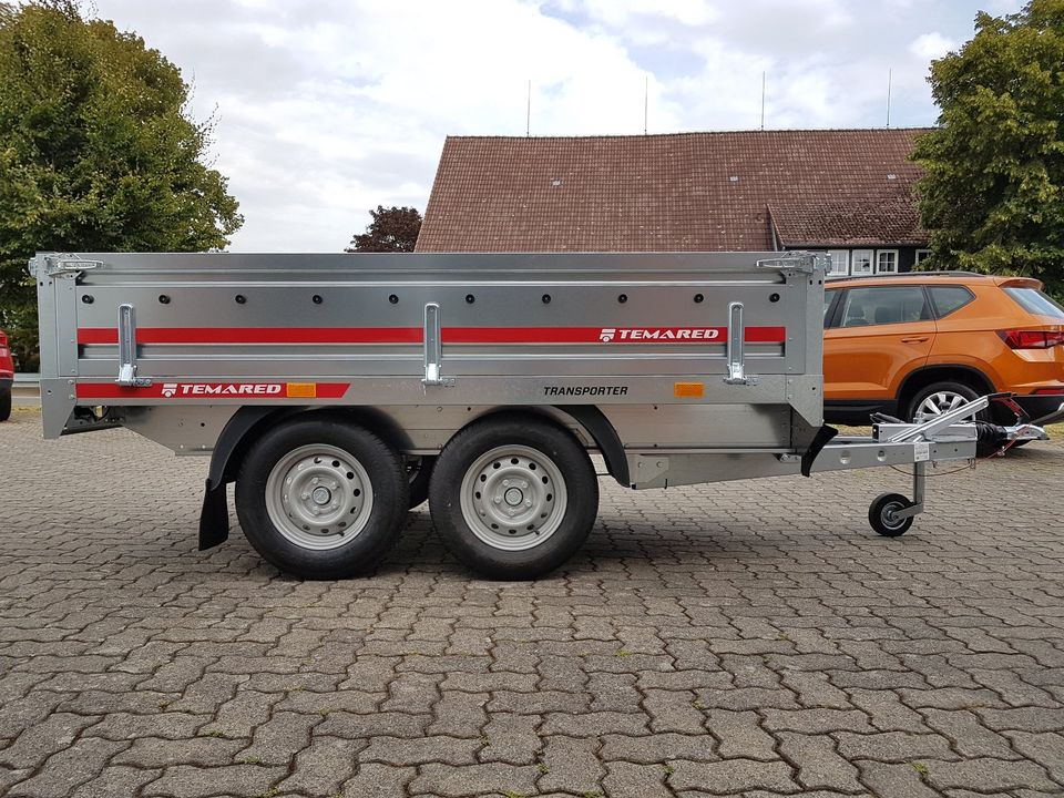 Temared Transporter 2515/2 C 1,5t 1.500kg Hochlader Anhänger in Lüdersfeld