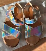 Sandalen H&M Gr.27, Silber/Perlmutt Saarland - Mettlach Vorschau