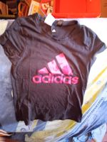 Adidas tshirt 164 schwarz mit pinke Schrift Stuttgart - Bad Cannstatt Vorschau
