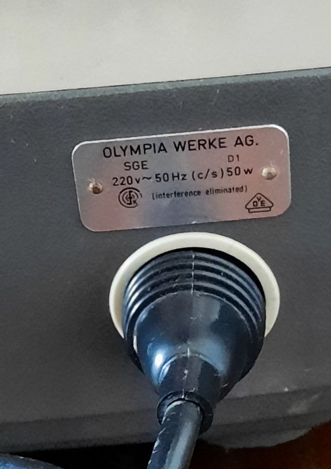 Olympia, Schreibmaschine elektrisch in Hartheim