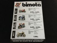 Bimota Prospekt Preisliste Yamaha YB 11 und Ducati DB 3 Kiel - Steenbek-Projensdorf Vorschau