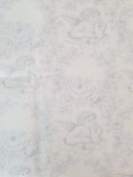 Stoff Fat Quarter von Westfalenstoffe weiss mit blau grauen Engel Hessen - Roßdorf Vorschau