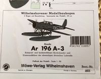 Möwe Wilhelmshavener 1805 Ar 196 A-3 Niedersachsen - Bad Harzburg Vorschau