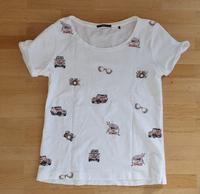Shirt von Zero in Größe 38 in weiß mit Travel Motiv Münster (Westfalen) - Mauritz Vorschau
