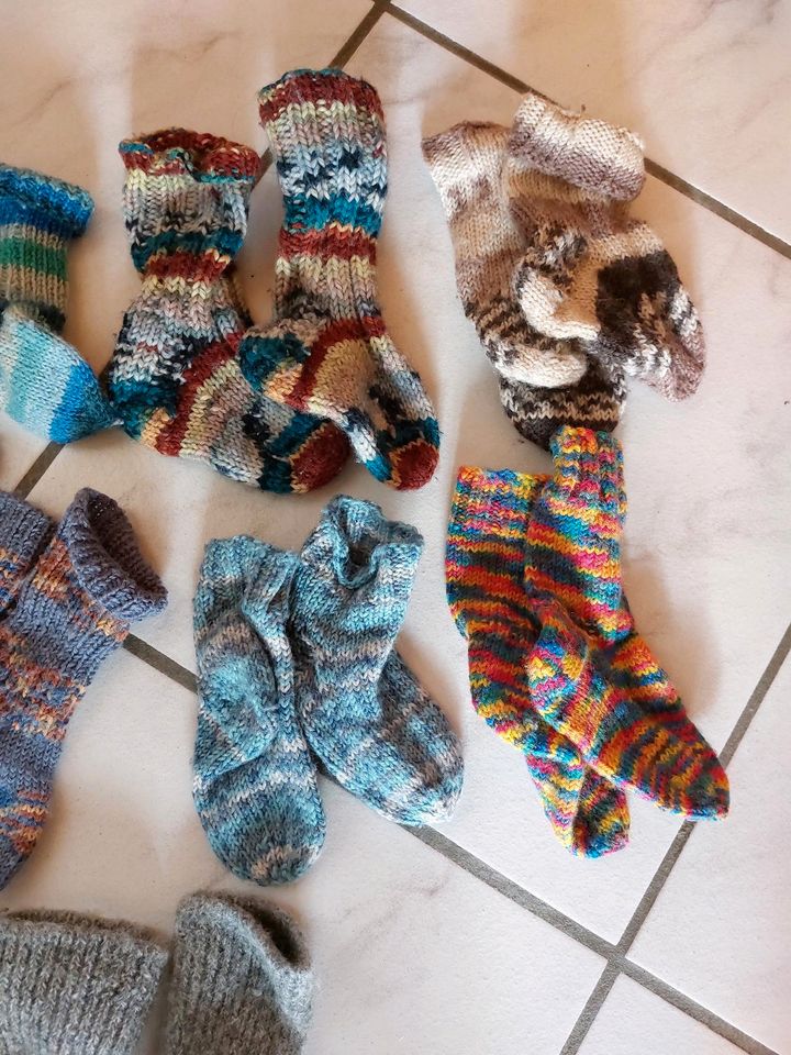 Wollsocken Schurwolle Baby Bio Öko in Much