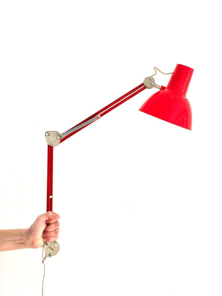 LUXO PL-85 rote Architektenlampe, Werkstattlampe, Gelenklampe in Erfurt