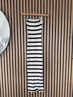 Gestreiftes / geripptes Midi Bandeau Kleid H&M XS creme / schwarz Nordrhein-Westfalen - Kierspe Vorschau