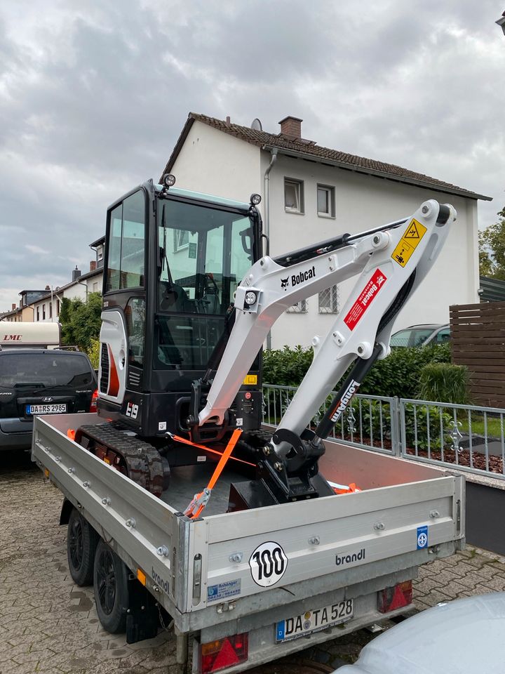 Bagger Bobcat (E19) mieten  schnell und seriös in Darmstadt