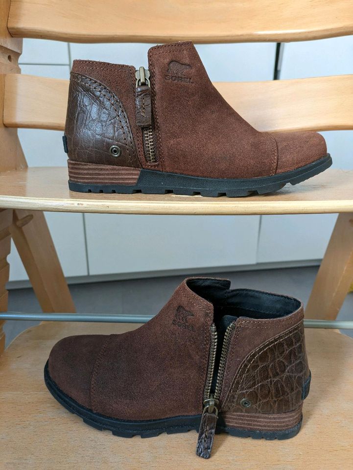 Chelsea Boots Gr 38 von Sorel  Leder in Frankenthal (Pfalz)