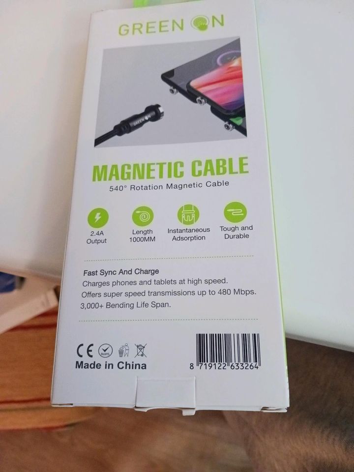 Ladekabel USB C auf C 1m. Magnetisch Neu in Bad Münstereifel