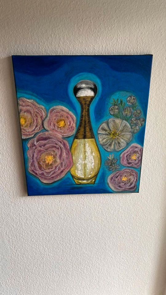 70×60 Bild Gemälde Malerei Kunst Handgemalt OLI PASTEL  parfüm in Bremen