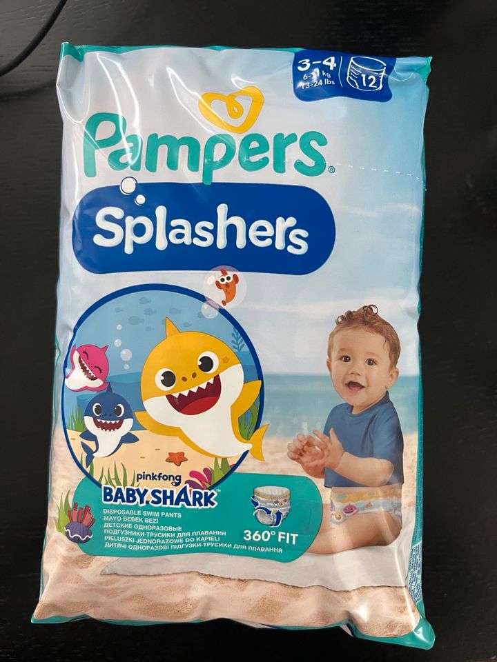 Pampers splashers Badewindel Größe 3-4 6-11 Kg in Hadamar