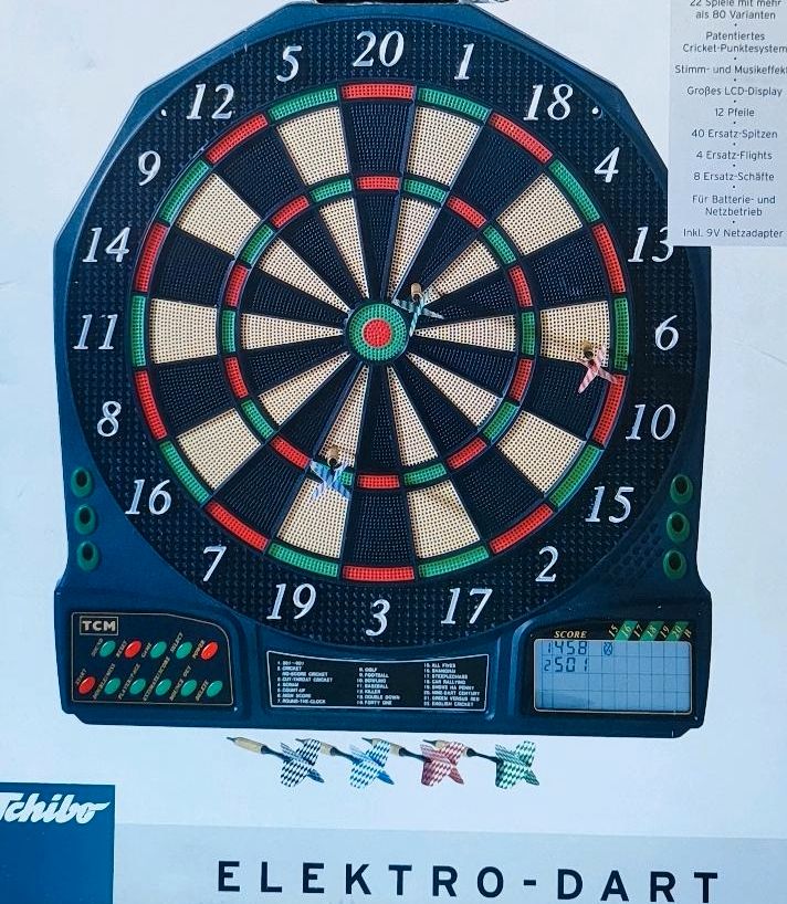 Dartscheibe Darts Elektronisch für Bastler 90er Dart Scheibe in Frankfurt am Main