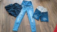 Set Umstandshosen Jeans Schwangerschaft Sommershorts Nordrhein-Westfalen - Remscheid Vorschau
