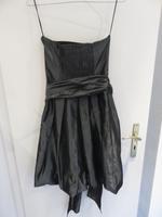 dunkelgraues Cocktailkleid, schulterfrei, Gr. 34, von Zara Wuppertal - Elberfeld Vorschau