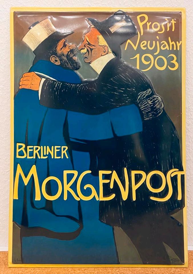 Blechschild Berliner morgenpost 75* 51 cm in Korschenbroich