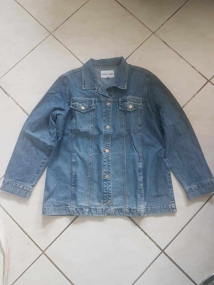 Gina Laura Damen Jeans Jacke Gr. L in Gummersbach