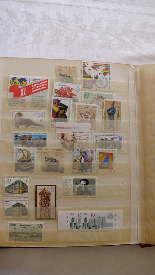 DDR / BRD Briefmarken Sammlung Teil 5 in Samtens