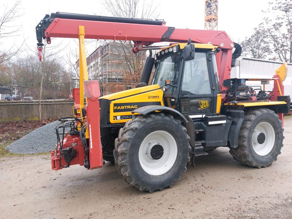 Jcb fastrac 2140 4WS 2900 std 8m Funkkran auch einzeln zu verkauf in Atting