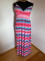 Langes TORELLI buntes Spaghettiträger Sommerkleid Gr.M 40/42 Hessen - Biebergemünd Vorschau