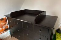 Aufsatz Wickelkommode Hemnes Ikea schwarz braun Schleswig-Holstein - Bordesholm Vorschau